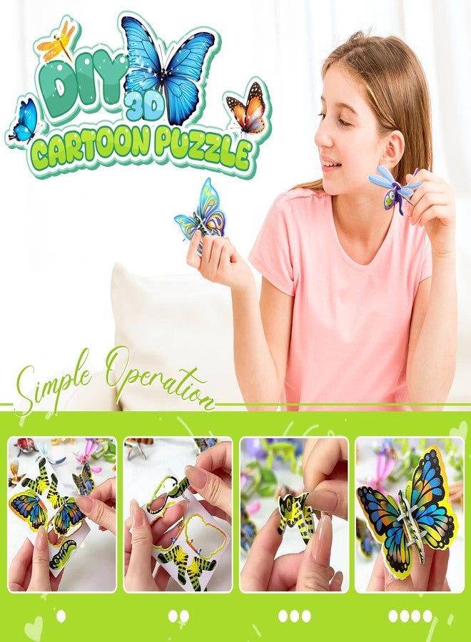 أحجيات ثلاثية الأبعاد للأطفال، 100 قطعة أحجيات كرتونية ثلاثية الأبعاد، أحجية كرتونية ثلاثية الأبعاد تعليمية، أحجية ثلاثية الأبعاد للأطفال من سن 4 إلى 10 سنوات، ألعاب مونتيسوري تعليمية، هدية عيد ميلاد أو يوم الطفل - Image 5